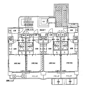 【区画図】 | グランデュール幸町 | 2階平面図