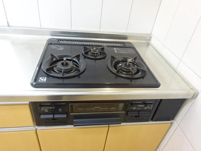 【設備】 | エルヴェ汐焼Ａ | グリル付ガスコンロ