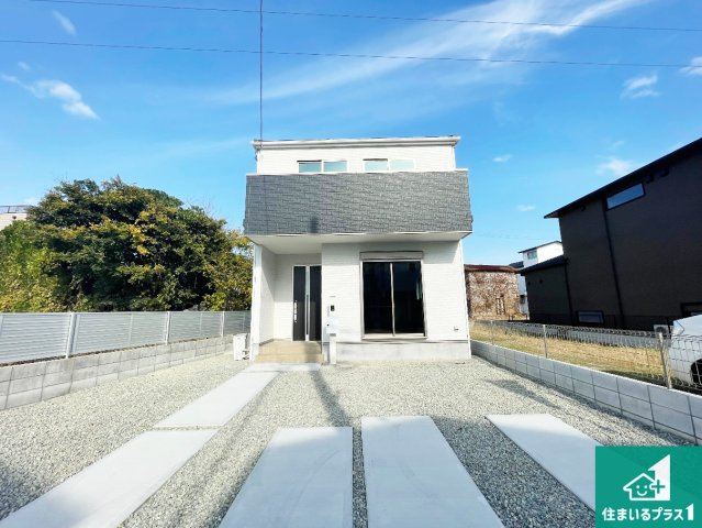 尼崎市食満　第2期　新築一戸建ての外観|お客様に長く安心して住んでいだだける事にこだわった家づくり！住んでからのアフターサービスにもしっかりと取り組んでいます！