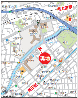 【地図】 | ハイツ花之木