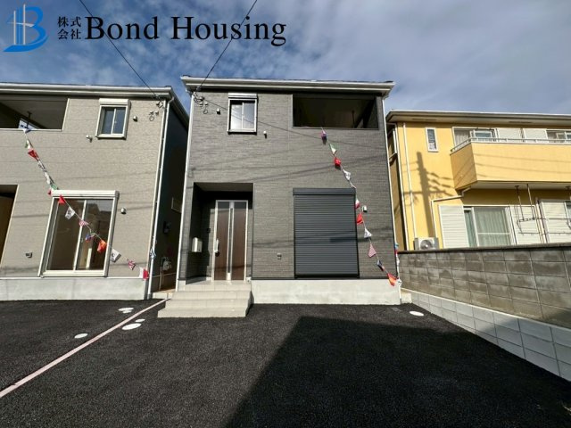 駐車並列2台可能　上高丸第1　新築2区画　2号棟の外観
