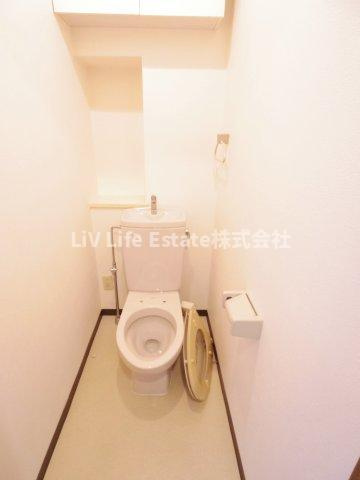 東大和市奈良橋６丁目の賃貸マンションのトイレ