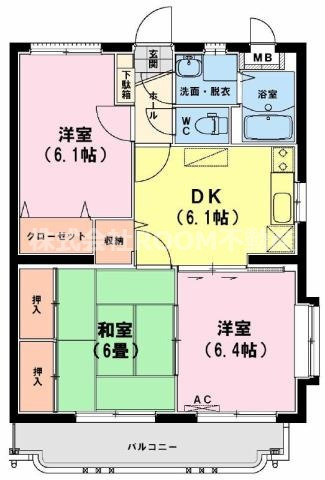 ユーミーいちまるⅢの間取り