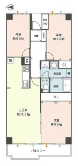 パレ平塚すみれ平壱番館の間取り