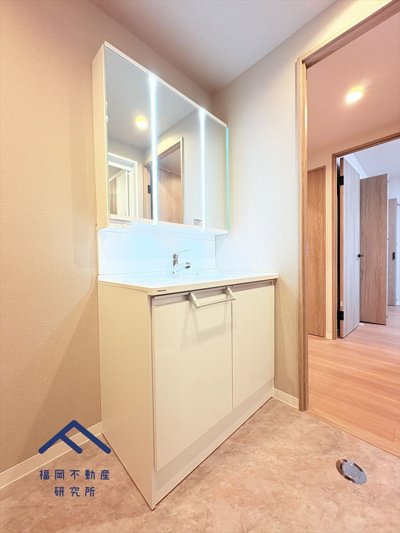 コスモテール吉塚の独立洗面台