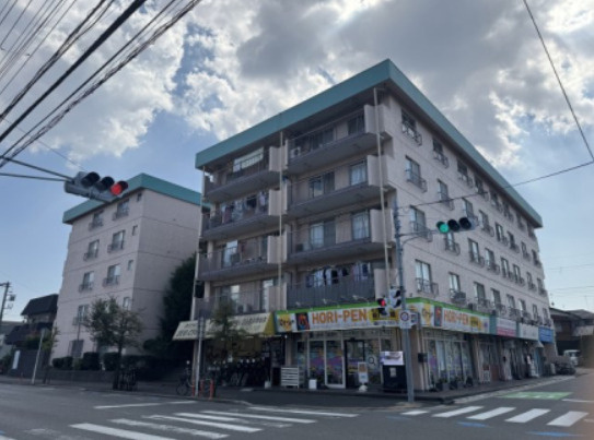 ならしのサンハイツの外観|外はこのようになっています