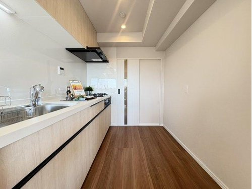 朝日プラザ越谷第３のキッチン|お料理しやすいキッチンです