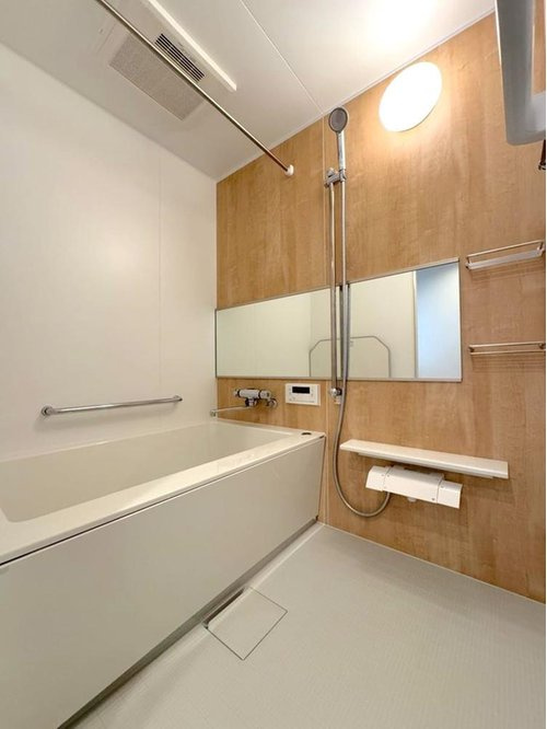 ネオハイツ江戸川台Ａ棟の浴室|お風呂で日々の疲れを落としましょう