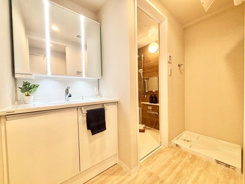 サンライフ吉川の独立洗面台|独立洗面化粧台が付いています