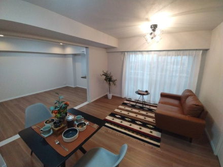 春日部ダイヤモンドマンションの居間・リビング|リビングです