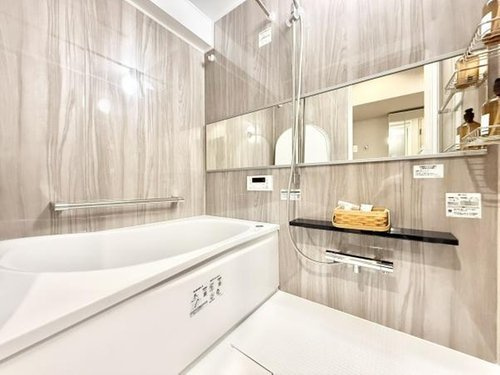 ベルヴィル大宮B棟の浴室|お風呂で日々の疲れを落としましょう