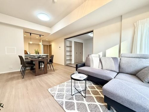 ベルヴィル大宮B棟の居間・リビング|リビングです