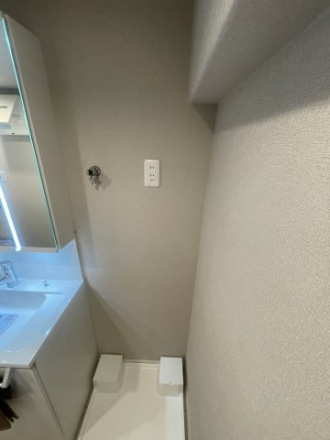 南浦和センチュリーマンションのランドリースペース|洗濯機置き場です