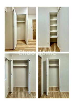 【収納】 | エバーグリーンパレス浅草 | 居室にはクローゼットを完備し、自由度の高い家具の配置が叶うシンプルな空間です。お子様の成長と必要になる子供部屋を与えるにはぴったりの間取りですね。