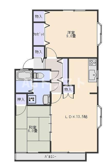 【間取り】 | ピュアガーデンⅡ