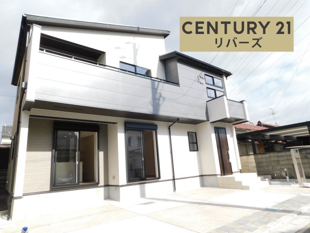 愛西市諸桑町東浦の新築一戸建の外観|◇限定１棟◇　　いつでも見学出来ます♪♪（お問合せ当日、平日、水曜、夜間でもＯＫ）　南面道路！　敷地３７．１坪！　駐車並列３台ＯＫ！　長期優良住宅！　制震ダンパー搭載！　BELS対応！　全居室南向き！