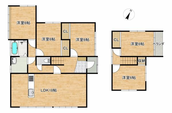 八戸市大字市川町字尻引前山の区画図|【現況販売】区画図