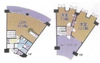 【間取り】 | 琵琶湖アーバンリゾートⅠ番舘