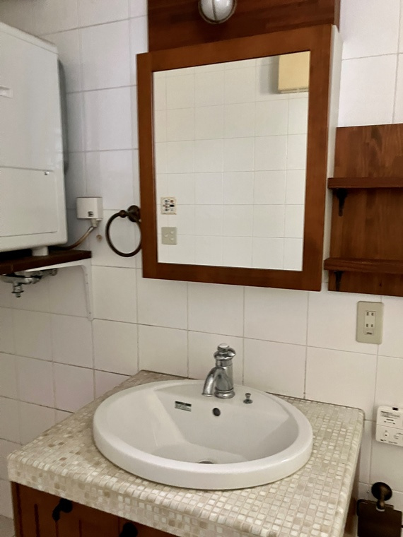 用賀戸建の洗面所