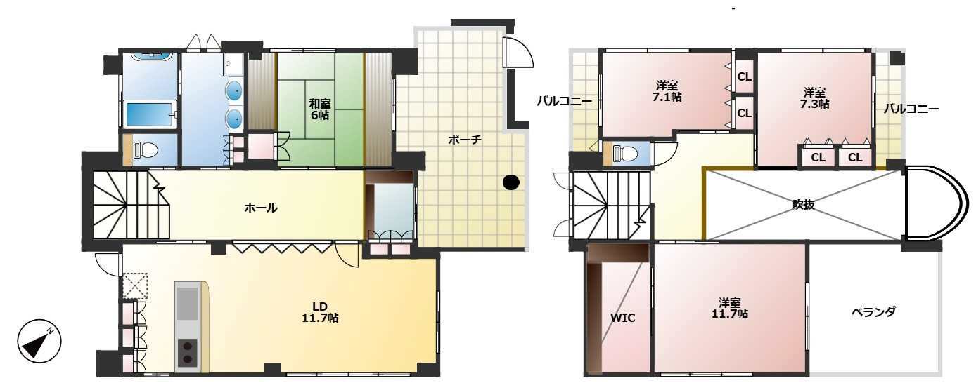 【間取り】の画像