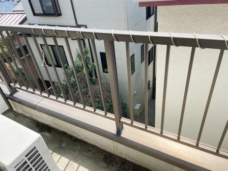 信和マンションのバルコニー