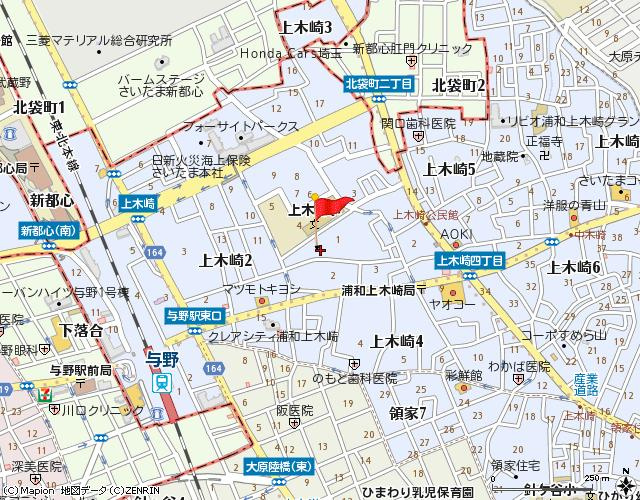 信和マンションの地図