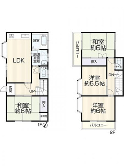 【間取り】 | 約82平米の４LDK