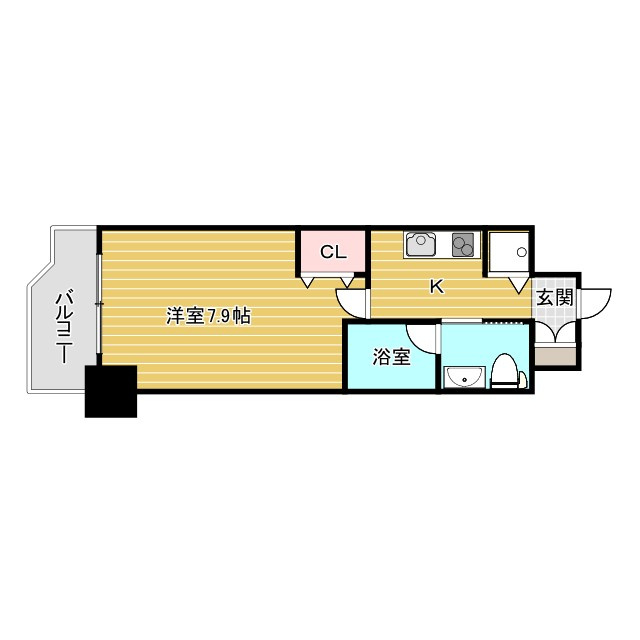 アーデン堺筋本町の間取り