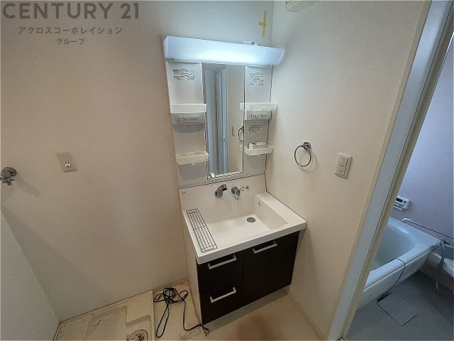 室内洗濯機置き場付きで便利！