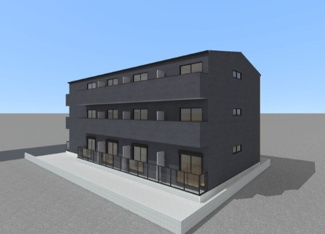 【外観パース】 | ＨＦＲ蘇我Ｂ棟 | 外観パースです。