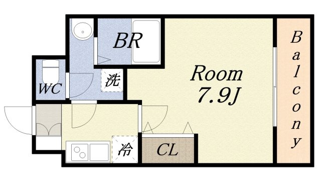 【間取り】 | セオリー大阪ベイシティ