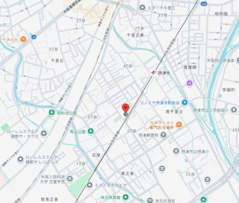 エステティコ千里の地図