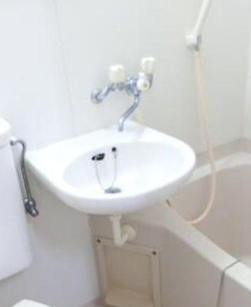 金井荘の洗面所