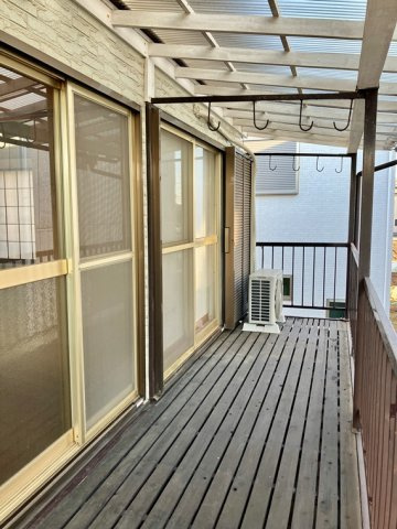 三山戸建のバルコニー