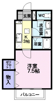 【間取り】 | リトル　マーシュ　Ⅰ