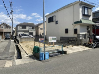 【前面道路含む現地写真】 | 西宮市　上大市1丁目　建築条件無土地