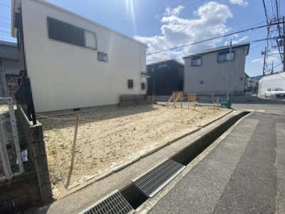 【前面道路含む現地写真】 | 西宮市　上大市1丁目　建築条件無土地