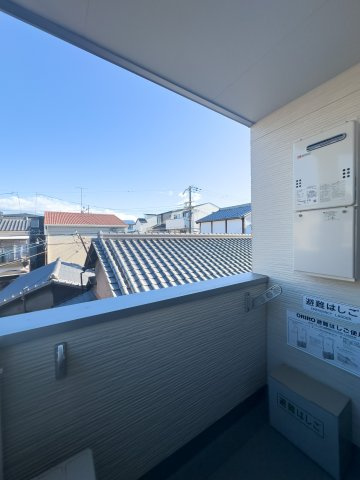 ハーモニーテラス北田辺のバルコニー