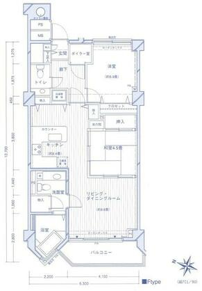 スカイリゾート伊豆高原の間取り