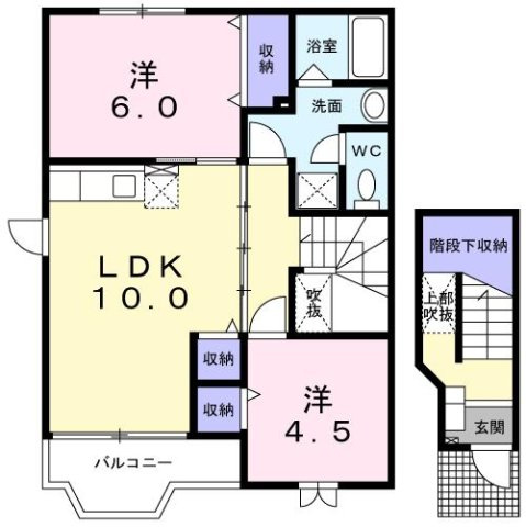 【間取り】 | エクセレントメゾンＡ
