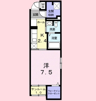メルヴェーユ大成の間取り