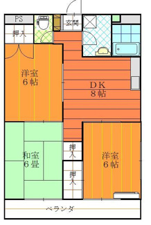 【間取り】 | 松山西ハイツ・