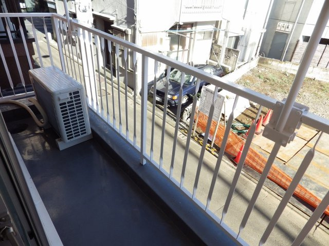 白山シルクハイツのバルコニー