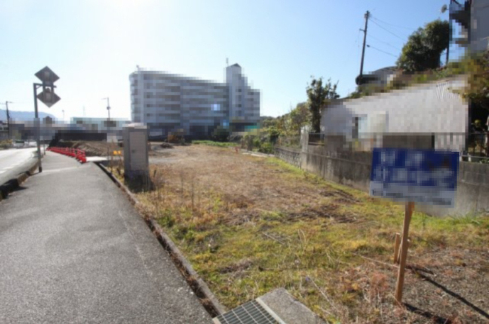 高知市口細山　建築条件付き　売土地　4号地（全5区画）　の外観|4号地　土地面積　173.76㎡（約52.56坪）　土地価格　1,787.04万円