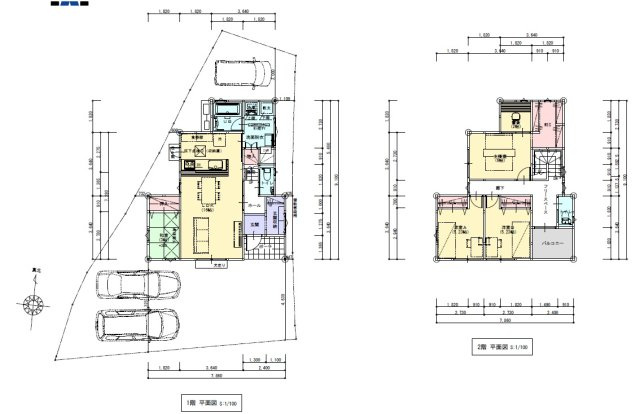 高知市口細山　新築戸建　１号地（全5区画）　の間取り|4SLDK　建物面積　102.96㎡（約31.14坪）