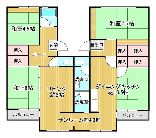 【間取り】 | 花山東団地 | 花山東団地（GoodHome）
