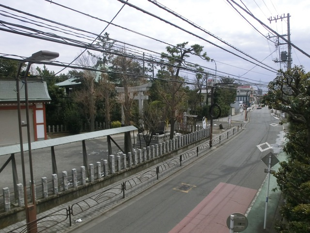 プチメゾントシの展望|バルコニーからの景色です。