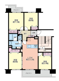 【間取り】 | 室内リフォームの４LDK
