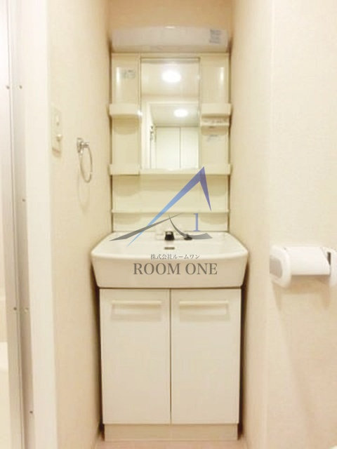 スカイコート両国壱番館の洗面所|洗面台です。