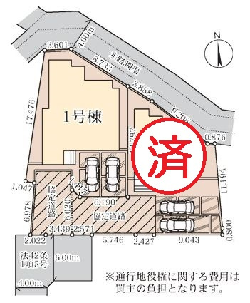 リーブルガーデン．S　熊谷末広第５　の区画図|現地区画図